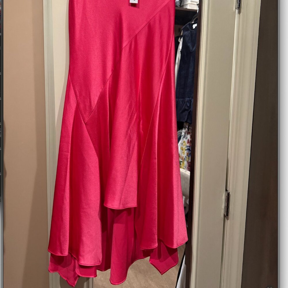 Alice + Olivia  Rosa Asymmetric Slip Skirt - Picture 5 of 8